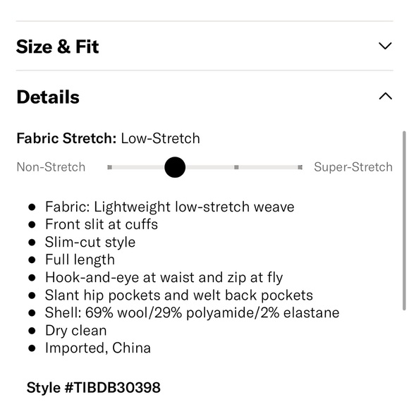 Tibi Cassius Slim Pants with Front Slip - Picture 7 of 7